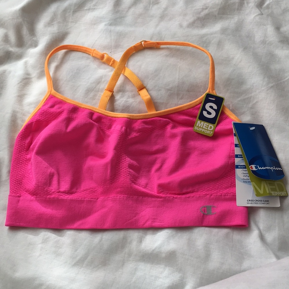 Champion pink sports bra NWT